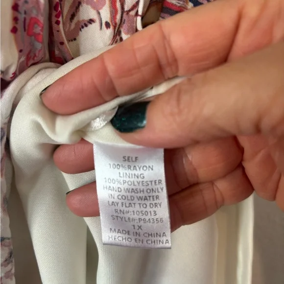 Savanna Jane Floral Paisley Sleeveless Dress - Picture 4 of 4